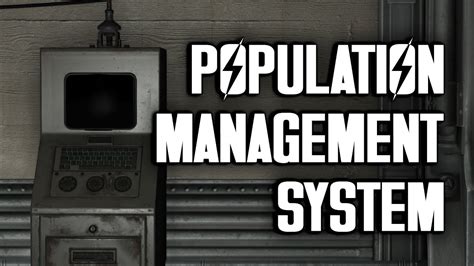 vault tec population management system.